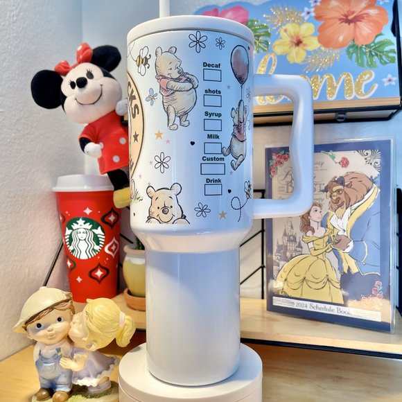 Disney Winnie the Pooh Brand new 40 oz double wall stainless travel offi… - Picture 4 of 16